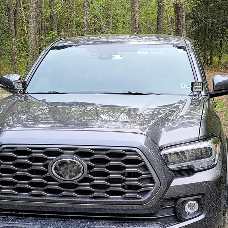 DarSeity Low Profile Mount Hood Hinges Ditch Light Brackets for Tacoma 3rd Gen 2016-2023, for Auxiliary Off-Road Lighting - Image 5